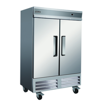 Celcold CR54SD 54"W Two-Section Bottom Mount Reach-In Refrigerator