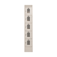 Winholt WL-55-ST 12"L x 12"D 5-Door Slanted Top Locker