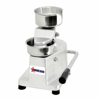 Omcan 21573 6 oz. Countertop Manual Press Hamburger Patty Maker