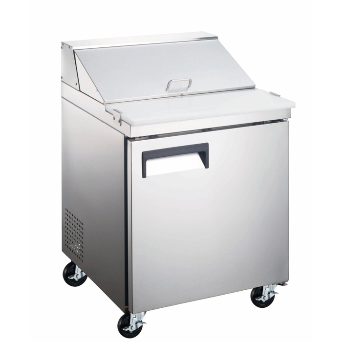 Ancaster AFE-PTS-27 27.5-inch Refrigerated Sandwich Prep Table With Durable Stainless Steel Surface