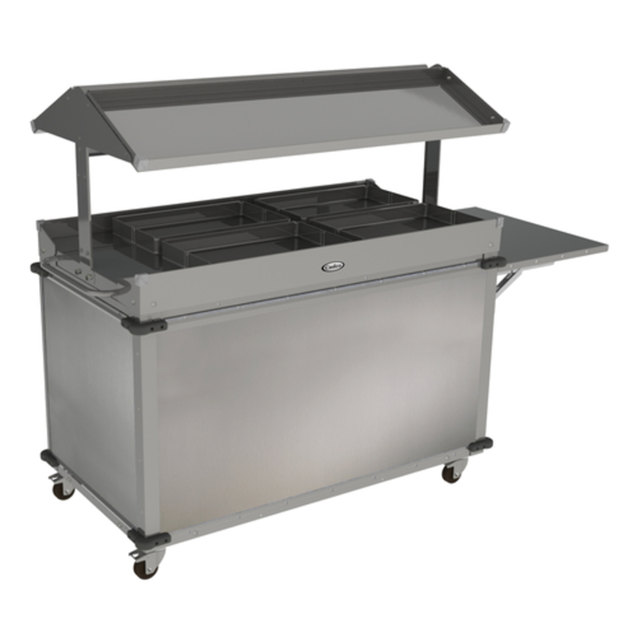 Cadco CBC-GG-B4-L 85.25" MobileServ Grab & Go Merchandising Cart