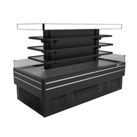 Turbo Air TIOM-48CSCB-N 96.5"W Island Display Self-Serve Refrigerated Merchandiser
