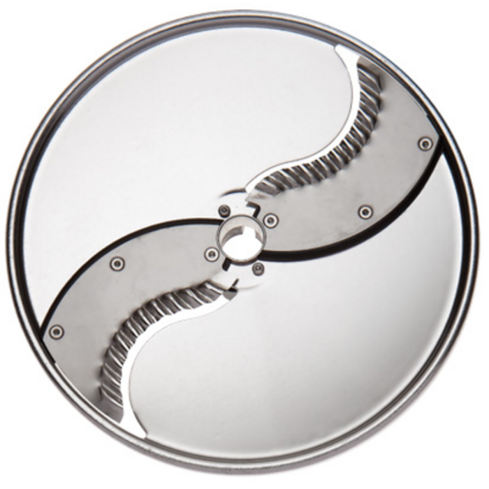 Dito Sama Food Processor Slicing Disc Featuring Corrugated S-Blades For Consistent Food Preparation
