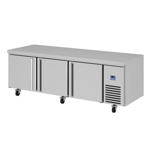 Infrico IUC-MR93 93-1/4" Three-Section Worktop Refrigerator 27 cu. ft.