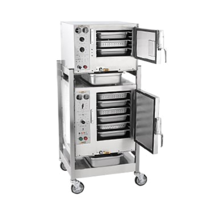 AccuTemp S3/S62403D110 DBL 9 Pan Electric Boilerless Convection Steamer