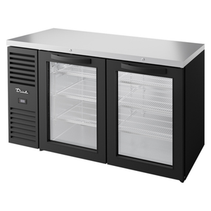 Refroidisseur de bar arrière en verre à deux portes True Refrigeration de 60 pouces