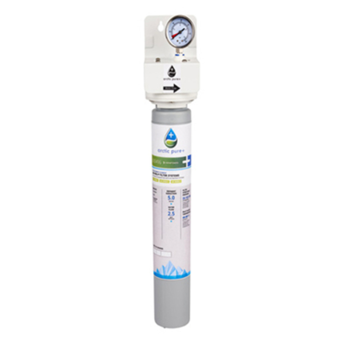 Manitowoc Arctic Pure Plus Water Pre-Filter System Featuring Pressure Gauge For Enhanced Filtration Performance