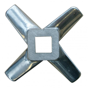 OMCAN D2 Hard Steel-Deluxe Machine Knife for #56 Grinders cross-shaped D2 steel meat grinder blade