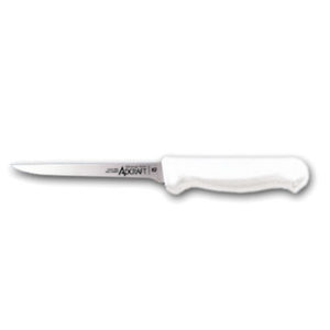 Adcraft CUT-6NBWH 6" Narrow Stiff Boning Knife White Handle