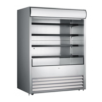 OMCAN 43460 72" Open Refrigerated Merchandiser Grab-and-Go Showcase