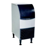 Scotsman UN0815AX-1 15" Undercounter Nugget Ice Maker with Bin