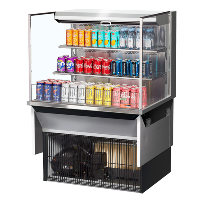 Turbo Air TOM-36L-UF-S-3SI-N Vitrine réfrigérée encastrable de 91,1 cm de large