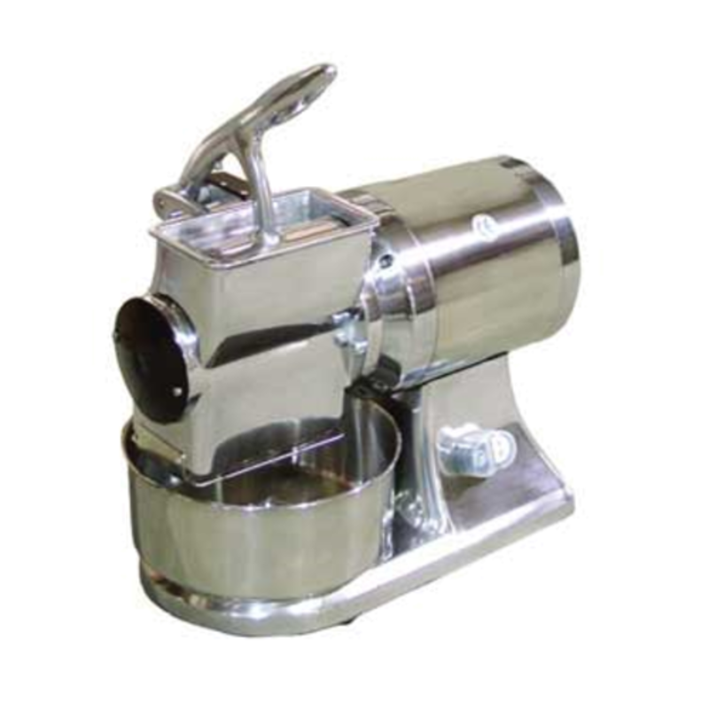 Râpeuse à fromage électrique Trento 11405 avec puissant moteur en acier inoxydable de 1,5 HP râpe de comptoir commercial avec bol de collecte