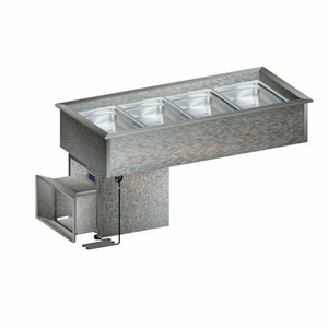 Randell RCP-6 82-1/8"W 6 Pan Refrigerated Drop-In Cold Well