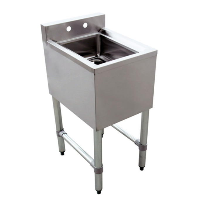 Omcan 44600 18.75" Single Bowl Stainless Steel Underbar Sink