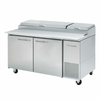 Blueair BAPP67-HC 67-Inch Wide Commercial Two-Section Refrigerated Pizza Prep Table