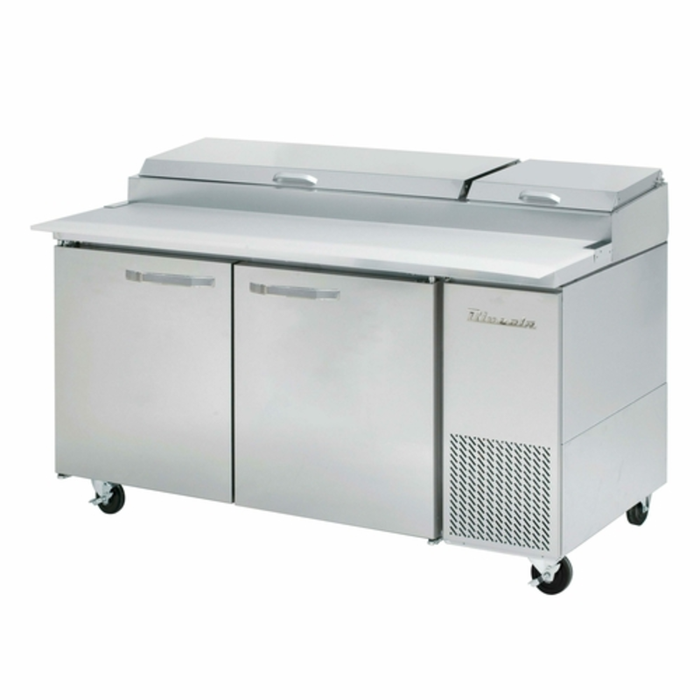 Blueair BAPP67-HC 67-Inch Wide Commercial Two-Section Refrigerated Pizza Prep Table