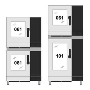 Lainox BKG011PU Naboo Combi Oven Stacking Kit for 6/10 Grids