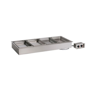 Alto-Shaam 400-HW/D4 Halo Heat® Electric Hot Food Well Unit with Four-Pan Design and Drop-In Feature