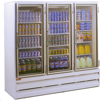 Howard McCray GR75BM 78" Three-Door Glass Merchandiser Refrigerator