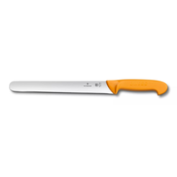 Victorinox 5.8441.25 Swibo 10" Slicing Knife Normal Edge Orange Handle