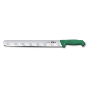 Victorinox 5.4724.36 Slicer Knife, 14" Blade, Green Fibrox Handle