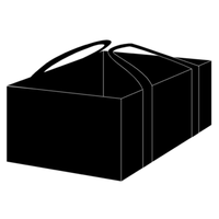 Cadco OV013CB Convection Oven Carry Bag 23.75" x 24" Black Vinyl
