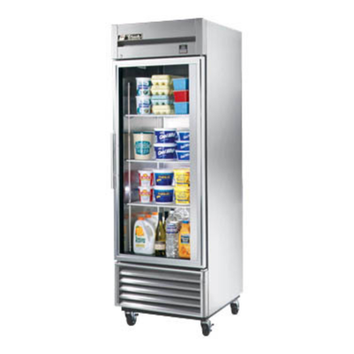True TS-23G-HC~FGD01 27 Inch Reach-In Glass Door Refrigerator