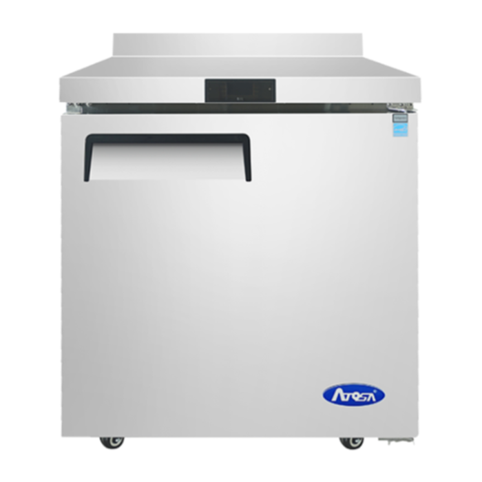 Atosa MGF8408GR 27.5-Inch Worktop Refrigerator with Backsplash