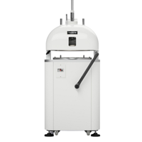 Alt Tag: Trento 47582 Manual Dough Divider Rounder 12.1 lb. Capacity manual hydraulic dough divider and bun rounder machine, front view