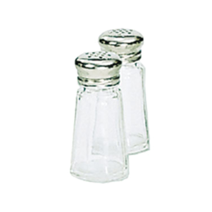 SMT-1 1 oz. Paneled Mushroom Glass Salt & Pepper Shaker