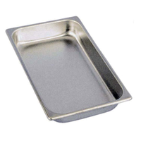 165F6 Full Size 15.75" x 9.25" Stainless Steel Deli Pan