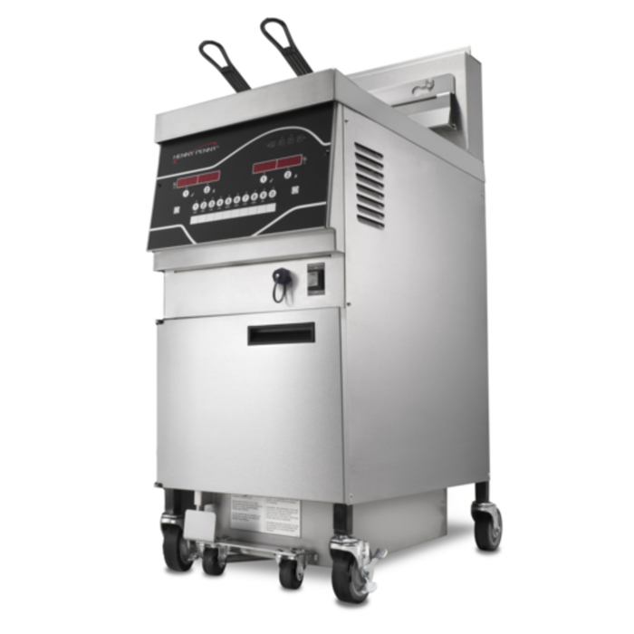 Henny Penny EEG241 Evolution Elite 30 lb. Gas Floor Model Open Fryer