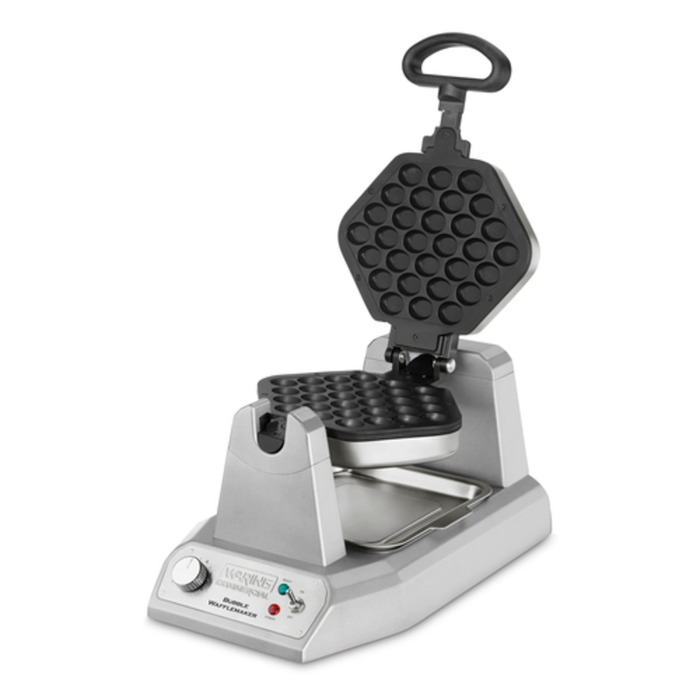 Waring WBW300X Commercial Bubble Waffle Maker 25 Waffles/Hour Capacity