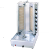 Visvardis DG16VN Turbo Gas Vertical Gyro Broiler Featuring High-Quality Stainless Steel Construction