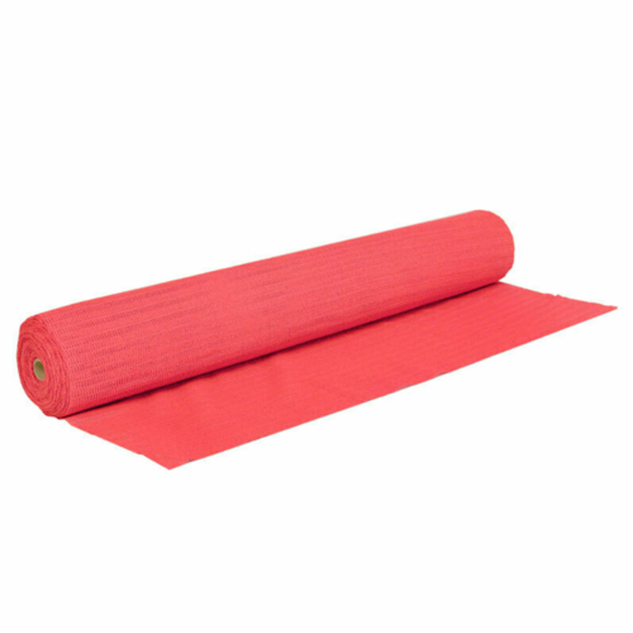 Alt Tag: OMCAN 10532 Red Non-Skid Display Case Liner Roll 36-Inch red non-skid liner roll for refrigerated and non-refrigerated display cases