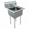 Stainless Steel One Compartment Pot Sink Featuring Durable Construction And Spacious Design For Commercial Use