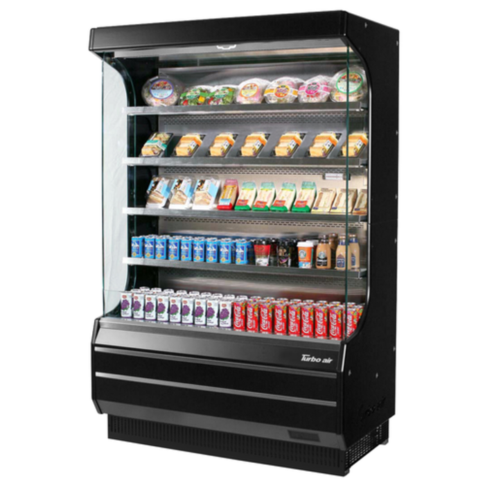 Turbo Air TOM-50W(B)-N 50-7/8"W 19.0 Cu. Ft. Open Display Merchandiser