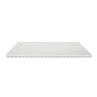 Waring WPOPS 18" x 18" Square Glazed Ceramic Pizza Stone