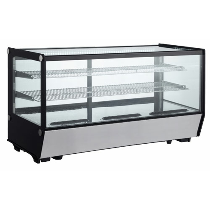 Omcan 47279 (RS-CN-0202-5) Vitrine de comptoir réfrigérée à verre carré de 48" de largeur