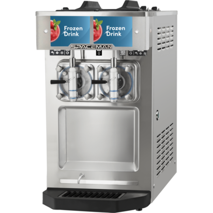 Spaceman 6455-CL 18.7"W Countertop Dual Flavor Frozen Drink Machine