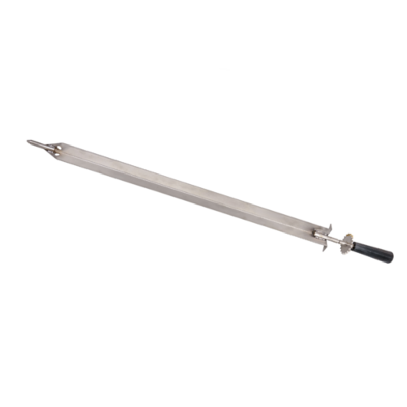 Omcan 48193 brochette en V sans pointes pour accessoire de brochette rôtissoire en acier inoxydable 48195