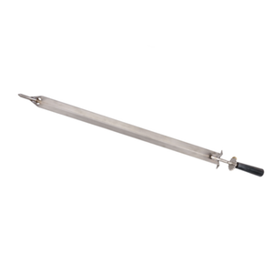 Omcan 48193 brochette en V sans pointes pour accessoire de brochette rôtissoire en acier inoxydable 48195