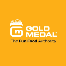 Gold Medal logo on a yellow background