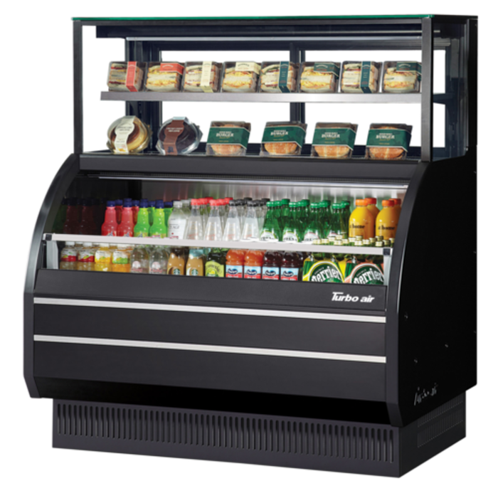 Turbo Air TOM-W-50SB-UF-N 50.88"W Open Refrigerated Display Merchandiser