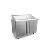 Fagor FMT-48-18-N 48-3/8"W Mega Top Sandwich Salad Refrigerator With Stainless Steel Construction