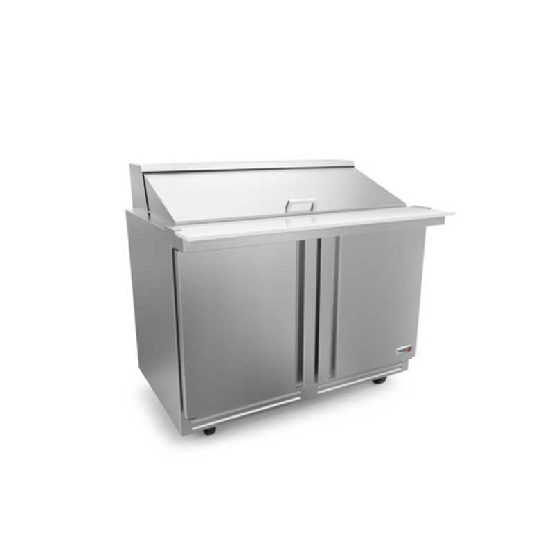 Fagor FMT-48-18-N 48-3/8"W Mega Top Sandwich Salad Refrigerator With Stainless Steel Construction