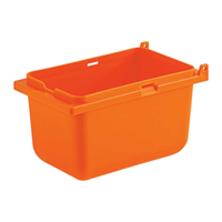 SERVER 87194 41 oz. 1/9-Size Shallow Orange Fountain Jar