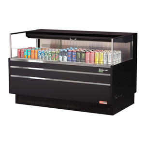 Turbo Air TOM-60L-UF-W(B)-1S-N 58.75" Open Display Merchandiser