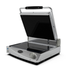 Spidocook Sandwich Panini Grill open with stainless steel design and non-stick plates for commercial cooking.